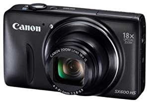 Canon デジタルカメラ Power Shot SX600 HS ブラック 光学18倍ズーム PSSX600HS(BK)(中古品)