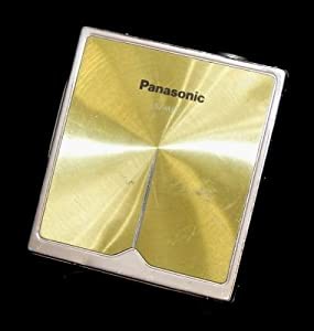 Panasonic　パナソニック　SJ-MJ95-N ゴールド　ポータブルMDプレーヤー　MDLP対応　（MD再生専用機/MDウォークマン）(中古品)