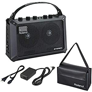 ローランド MB-CUBE：コンパクト アンプ【電源アダプタ＆ケース付】Roland モバイルキューブ MOBILE CUBE(中古品)