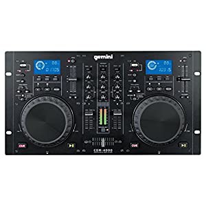 GEMINI MP3 / CD DJ ワークステーション デュアルCDJ PLAYER+MIXER CDM-4000(中古品)