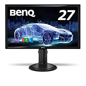 BenQ モニター ディスプレイ GW2765HT 27インチ/WQHD/IPS/DisplayPort,HDMI,DVI,VGA端子(中古品)