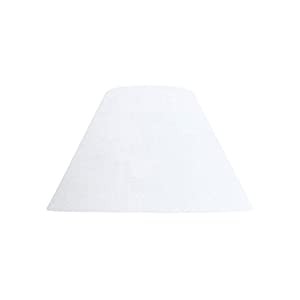 ランプ・シェード(lamp-shade) ホルダー式 交換用ランプシェード 直径36cm 綿布 ホワイト H-36162(中古品)