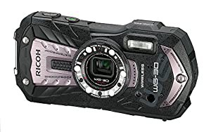 RICOH 防水デジタルカメラ RICOH WG-30W カーボングレー 防水12m耐ショック1.5m耐寒-10度 RICOH WG-30W GL 04621(中古品)