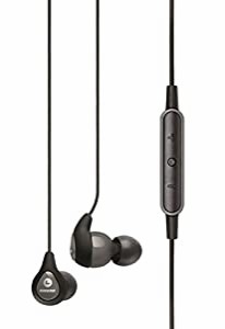 SHURE カナル型 イヤホン リモコン・マイク付 SE112m+ グレー 【国内正規品】 SE112M+-GR-A(中古品)