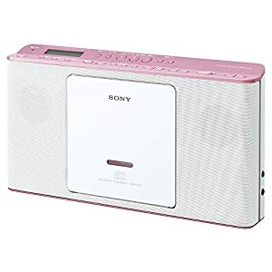 ソニー CDラジオ ZS-E80 : FM/AM/ワイドFM対応 語学学習用機能搭載 ピンク ZS-E80 P(中古品)