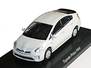 京商　1/64　ミニカーコレクション　トヨタ2 プリウス ＰＨＶ （ホワイト）(中古品)