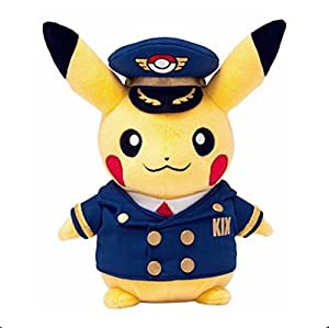 ポケモンセンター 関西空港 限定 ぬいぐるみ パイロット ピカチュウの