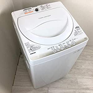 東芝 4.2kg 全自動洗濯機　グランホワイトTOSHIBA AW-4S2-W(中古品)