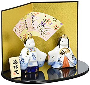 桃の節句 ひな人形 染錦 睦立 雛 2218(中古品)