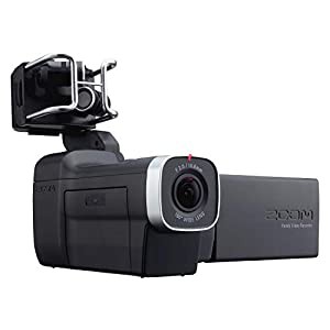 ZOOM ズーム ハンディビデオカメラレコーダー HDビデオ+4トラックオーディオ【メーカー3年延長保証付】 Q8(中古品)