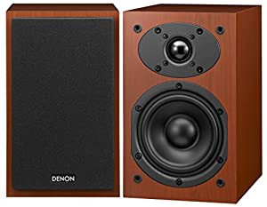 Denon ブックシェルフ スピーカー バスレフ型 2台1組 チェリー SC-M40-CW(中古品)