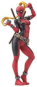 コトブキヤ MARVEL美少女 MARVEL UNIVERSE レディ・デッドプール 1/7スケール PVC製 塗装済み完成品フィギュア(中古品)