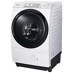 パナソニック 【左開き】10．0kgドラム式洗濯乾燥機 クリスタルホワイト NA-VX7600L-W(中古品)