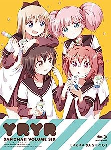 ゆるゆり さん☆ハイ! 第6巻(ねんどろいど 吉川ちなつ付限定版) [Blu-ray](中古品)