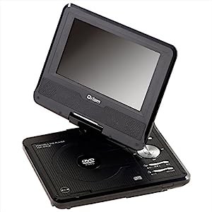 山善(YAMAZEN) キュリオム 7インチ ポータブルDVDプレーヤーAC/DC電源 充電池対応 PDP-N70(中古品)