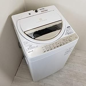 東芝 全自動洗濯機 グランホワイト 6kg AW-6G3(W) AW-6G3(W)(中古品)