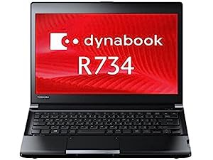 中古ノートパソコン 東芝 dynabook R734 K PR734KAA1R7AD71 Core i5 4300M 2.60GHz 4GB 320GB DVDSマルチ(中古品)