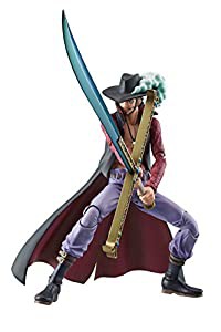 ヴァリアブルアクションヒーローズ ONE PIECE ジュラキュール・ミホーク 約18cm PVC製 塗装済み可動フィギュア(中古品)