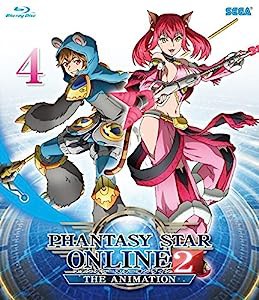 ファンタシースターオンライン2 ジ アニメーション 4 [Blu-ray](中古品)