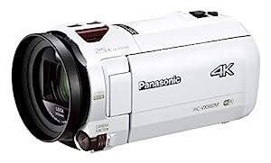 パナソニック デジタル4Kビデオカメラ VX980M 64GB あとから補正 ホワイト HC-VX980M-W(中古品)
