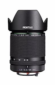 Pentax D FA 28-105mm F3.5-5.6ED DC WR HDレンズ (ブラック)(中古品)