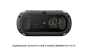 PlayStation?Vita うたの☆プリンスさまっ♪MUSIC3 王冠 刻印モデル 【ブラック】(中古品)