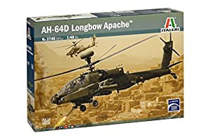 タミヤ イタレリ 1/48 ヘリコプターシリーズ No.2748 AH-64D ロングボウ アパッチ プラモデル 38748(中古品)