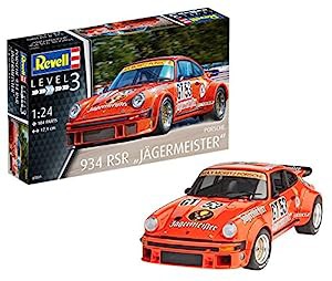 ドイツレベル 1/24 ポルシェ934RSR イェーガーマイスター プラモデル 07031(中古品)