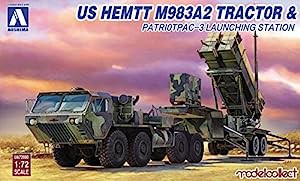 青島文化教材社 1/72 アメリカ陸軍 HEMTT M983&パトリオットPAC3発射機 プラモデル UA72080(中古品)