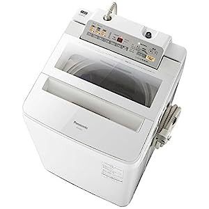 パナソニック 8kg 全自動洗濯機 乾燥2?s ホワイト NA-FA80H3-W(中古品)