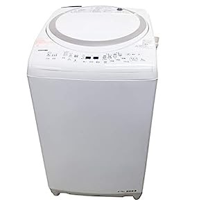 東芝 タテ型洗濯乾燥機 グランホワイト AW-8V5(W) AW-8V5(W)(中古品)