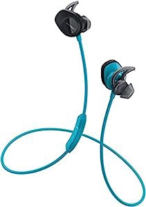 Bose SoundSport wireless headphones ワイヤレスイヤホン Bluetooth 接続 マイク付 アクア 防滴 最大6時間 再生(中古品)
