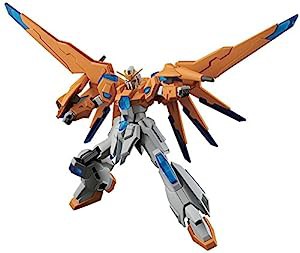 HGBF ガンダムビルドファイターズトライ スクランブルガンダム 1/144スケール 色分け済みプラモデル(中古品)