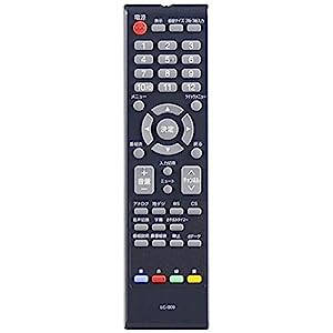 オリオン 純正テレビ用リモコン LC009 【部品番号：076R0RS011】(中古品)