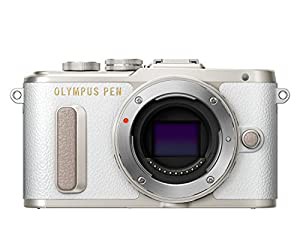 OLYMPUS ミラーレス一眼 E-PL8 ボディー ホワイト(中古品)