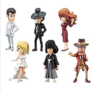 ルパン三世 ワールドコレクタブルフィギュアII 全6種セット(中古品)