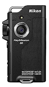 Nikon 防水ウェアラブルカメラ KeyMission 80 BK ブラック(中古品)