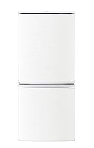 シャープ 冷蔵庫 小型 2ドア つけかえどっちもドア 137L ホワイト SJ-D14C-W(中古品)