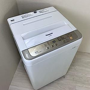 パナソニック 6.0kg 全自動洗濯機　シャンパンPanasonic NA-F60B10-N(中古品)