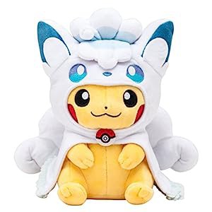 ポケモンセンターオリジナル ぬいぐるみ アローラロコンポンチョのピカチュウ(中古品)