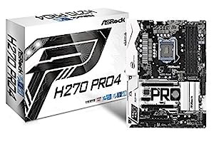 ASRock Intel H270チップセット搭載 ATXマザーボード H270 Pro4(中古品)