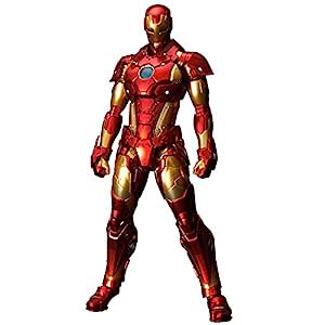 RE:EDIT IRON MAN #01 Bleeding Edge Armor(再販)ノンスケールPVC&ABS&ダイキャスト製塗装済み可動フィギュア(中古品)