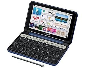 シャープ カラ—電子辞書 Brain 大学生・ビジネスモデル ネイビー系 PW-SB4-K(中古品)