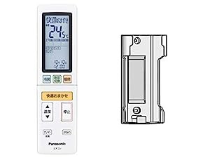 ACRA75C02390X パナソニック Panasonic エアコン リモコン（リモコンホルダー付き）(中古品)