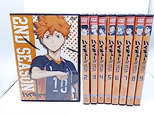 ハイキュー!! セカンドシーズン [レンタル落ち] 全9巻セット [マーケットプレイスDVDセット商品](中古品)