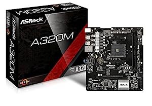 ASRock AMD A320チップセット搭載 Micro ATX マザーボード A320M(中古品)