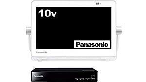 パナソニック 10V型 液晶 テレビ プライベート・ビエラ UN-10E7-W 2017年モデル(中古品)