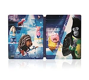 【Amazon.co.jp限定】SING/シング スチール・ブック仕様ブルーレイ+DVDセット ※数量限定 [Blu-ray](中古品)