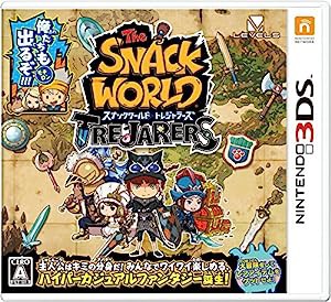 スナックワールド トレジャラーズ (【数量限定封入特典】限定ジャラ「クリスタルソードα 」 同梱) - 3DS(中古品)