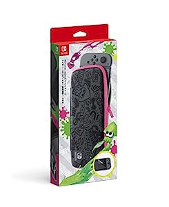 【任天堂純正品】Nintendo Switchキャリングケース スプラトゥーン2エディション (画面保護シート付き)(中古品)